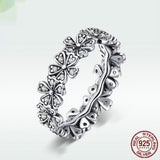S925 Sterling Silver Women's Daisy Rings Ear – Jewelry Gift Ideas — 4