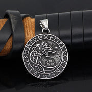 Mens Fashion Viking Wolf Head Rune Pendant – Jewelry Gift Ideas — 7