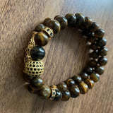 Micro-inlaid Copper Natural Tiger-eye Bracelet – Jewelry Gift Ideas — 1