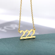 Old English Digital Necklace Stainless Steel – Jewelry Gift Ideas — 6
