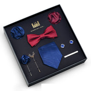 Eight Piece Tie Square Bow Tie Brooch – Jewelry Gift Ideas — 17