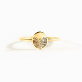 S925 Pure Silver Sea Wave Storm Ring Female Simple – Gifts for Her — 4