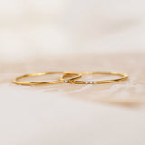 Women's Simple Titanium Steel Ring – Gifts for Her — 1