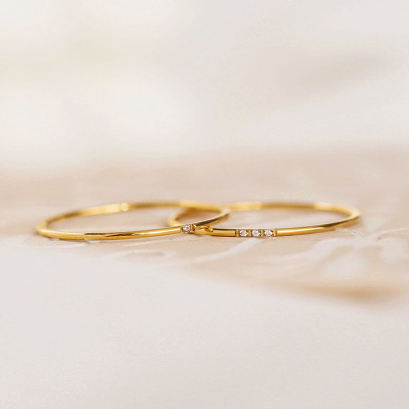 Women's Simple Titanium Steel Ring – Gifts for Her — 1