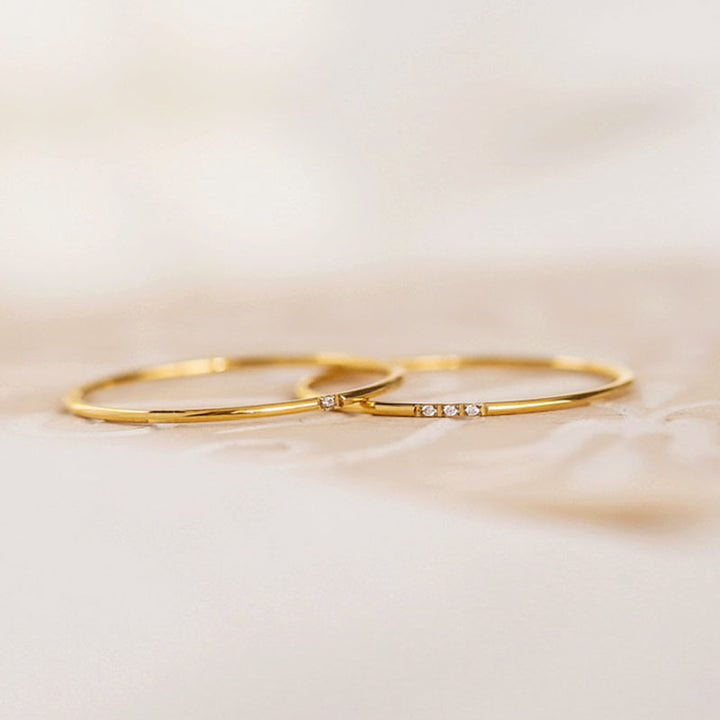 Women's Simple Titanium Steel Ring – Gifts for Her — 1