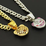 Hip Hop Round Face Pendant Necklace – Jewelry Gift Ideas — 6