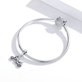 S925 Sterling Silver Motorcycle Pendant Bracelet – Jewelry Gift Ideas — 5
