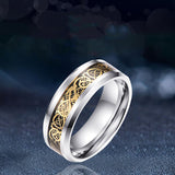 Personalized European And American Tungsten Gold Ring – Stylish Gifts — 1