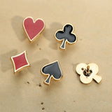 Korean Version Playing Card Brooch Spades Square – Jewelry Gift Ideas — 3