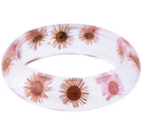 Pink cosmos flower bracelet – Jewelry Gift Ideas — 5