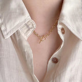 Women's Simple Sterling Silver Pearl Chain – Jewelry Gift Ideas — 2