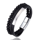Woven leather bracelet – Jewelry Gift Ideas — 8