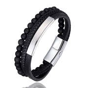 Woven leather bracelet – Jewelry Gift Ideas — 8
