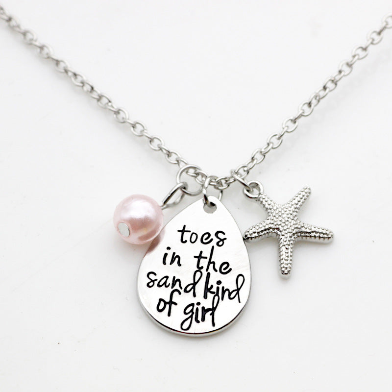 Letter carving necklace – Jewelry Gift Ideas — 1