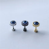 Personality Men's Stainless Steel Eye Pattern Stud – Gifts for Him — 3