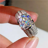 Hearts And Arrows Diamond Ring Moissanite Ring – Gift Ideas — 4