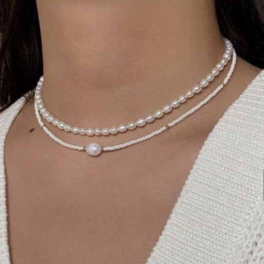 Double Layer Twin Clavicle Chain Fashion – Jewelry Gift Ideas — 1
