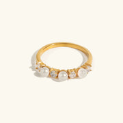 Keisha Diamond Pearl Ring – Stylish Gifts — 11