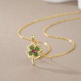 S925 Sterling Silver Natural Hotan Jade Necklace – Jewelry Gift Ideas — 3