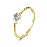 S925 Silver Wind Star Ring Set With Zircon Index – Unique Gift Ideas — 4