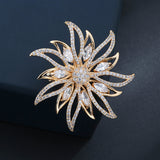 Flame Wreath Brooch Corsage Women's Coat Collar – Jewelry Gift Ideas — 1