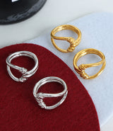 Women's Titanium Steel Hollow Ring – Gifts for Her — 6