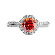 Sterling Silver Moissanite Bridal Bouquet Ring – Gift Ideas — 2