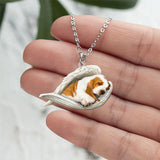 Acrylic Plane Lazy Dog Hanging Necklace – Jewelry Gift Ideas — 20