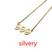 Old English Digital Necklace Stainless Steel – Jewelry Gift Ideas — 4