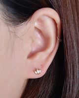 Threaded Crown Zircon Simple Wild Earrings – Surprise Gifts — 4