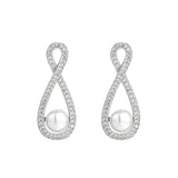Earrings Creative Infinite Eight 8 Character – Stylish Gifts — 2