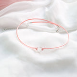 Women's Fashion Peach Heart Pendant Necklace – Jewelry Gift Ideas — 3