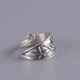 Retro Ethnic Style Lotus Peacock Opening Ring – Stylish Gifts — 1