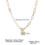 Ins Fairy Temperamental Pearl Love Necklace – Jewelry Gift Ideas — 4