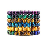 Men's And Women's Colorful Tiger Eye Bracelet – Jewelry Gift Ideas — 5
