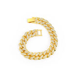 European Hip Hop Men's Full Diamond Bracelet – Jewelry Gift Ideas — 4