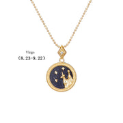 S925 Silver Twelve Constellation Pendant Necklace – Jewelry Gift Ideas — 10