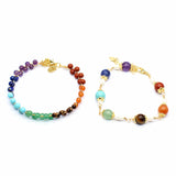 Women's Natural Stone Hand Weaving Bracelet – Jewelry Gift Ideas — 2
