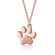 Sterling Silver Necklace Cute Pet Imprint Pendant – Jewelry Gift Ideas — 4