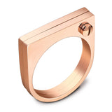 Trendy Stainless Steel Geometric Rings for Women – Jewelry Gift Ideas — 5