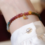 Single-loop Tourmaline Charm Bracelet With Nissin – Jewelry Gift Ideas — 5
