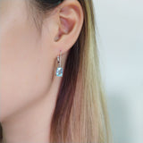 Lady 925 Sterling Silver Topaz Pendant Earring – Jewelry Gift Ideas — 6