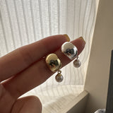 S925 Sterling Silver French Retro Ball Bead Earrings I – Gift Ideas — 7