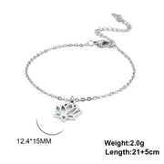 Women's Lotus Stainless Steel Bohemian Pendant – Jewelry Gift Ideas — 4