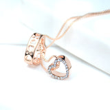 Simple Love Fashion Full Diamond Crystal Necklace – Jewelry Gift Ideas — 2