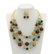 Exaggerated Resin Multilayer Collarbone Necklace – Jewelry Gift Ideas — 8