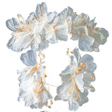 Women's Tulle Flower Headband Earring Set – Jewelry Gift Ideas — 4