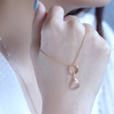 Japanese Pendant Natural Orange Moonlight – Jewelry Gift Ideas — 1