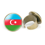 Asian National Flags Vintage Open Ring – Unique Gift Ideas — 10