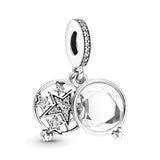 Bracelet Beads White Copper Star Moon Zircon – Jewelry Gift Ideas — 6